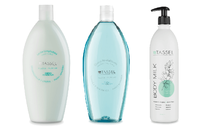 Cosméticos con aloe vera y aceite de argán