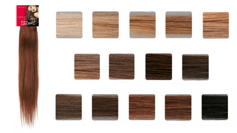 Cortinas de cabello natural remy Eurostil