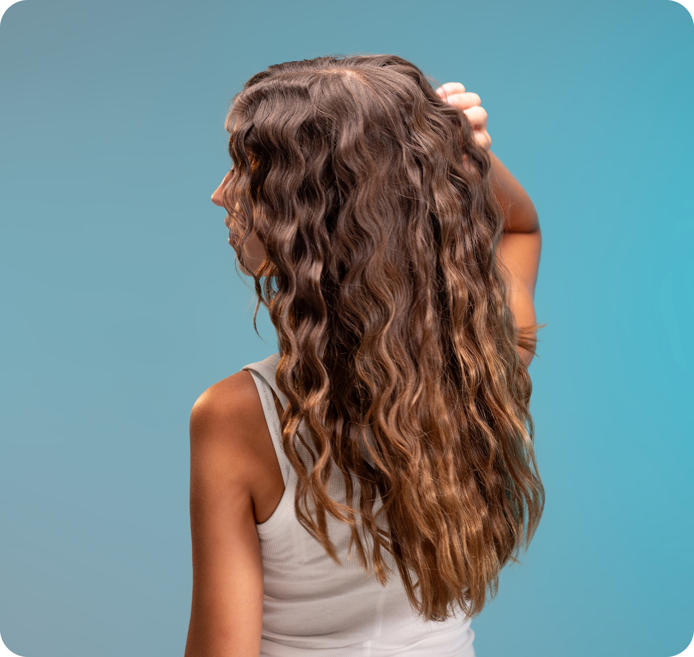 Ondas naturales con movimiento real.